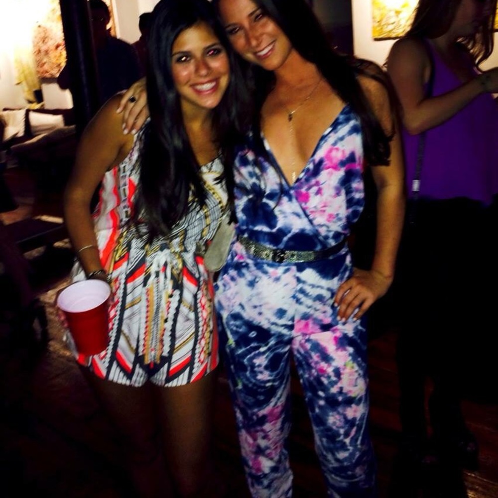 Tie die jumpsuit